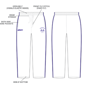 White Playing Pants