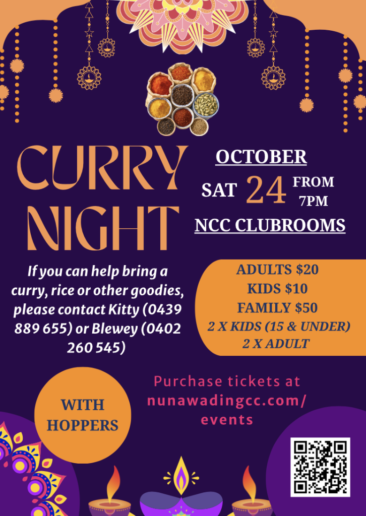 Curry Night - 24th October